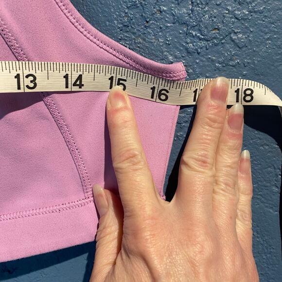 Size large Girls Reversible sports bra top Floral Orchid Gym Workout Yoga - Picture 6 of 6